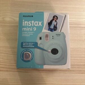 Brand New Fujifilm Instax Mini 9 Instant Camera - Blue Ice